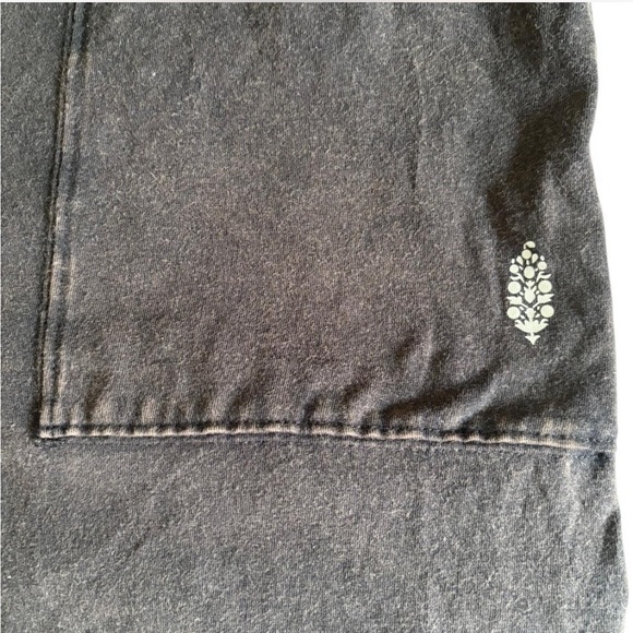 Free People Hot Shot Romper Heather Black S - Picture 5 of 7